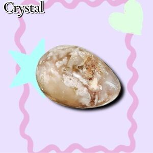 Polished Agate/Jasper Crystal Egg – Natural Stone